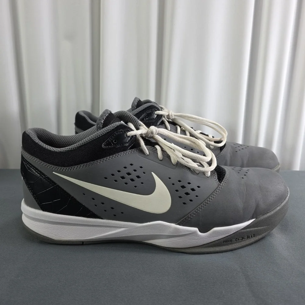 Nike Zoom Attero‎ 555072-002 Gray White Sneakers Men's US size 10.5